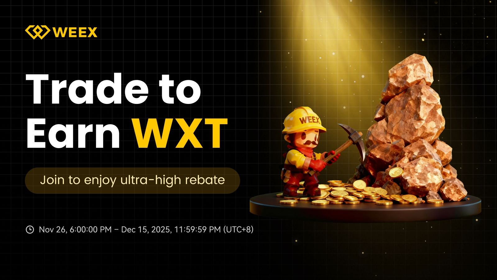 WEEX推出理财交易:高达30%即时返现 + 200万美元WXT回购